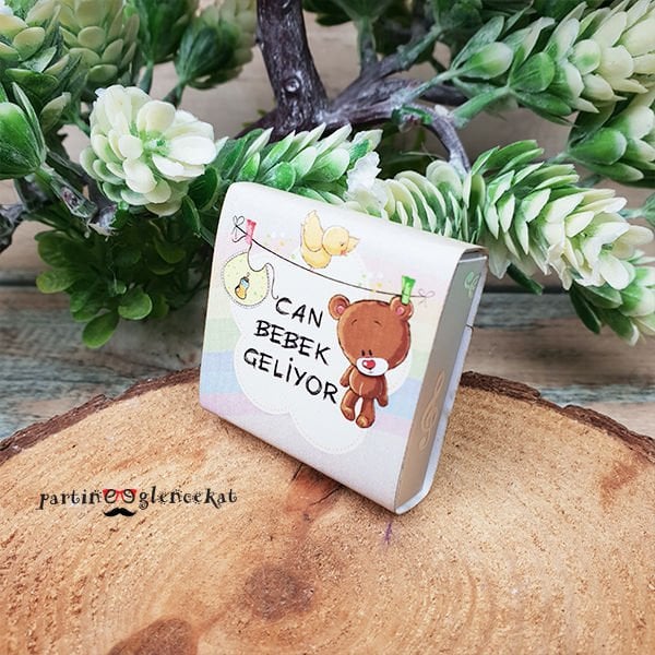 Sevimli Ayıcık Konsept Sargılı Bebek Çikolatası