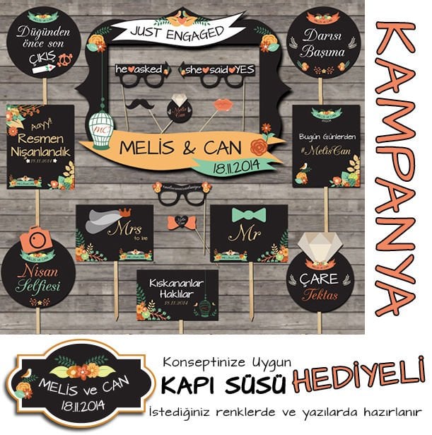 Siyah-Turuncu Konsept 2li Kampanyalı Paket
