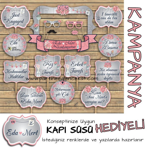 Soft Gümüş-Pembe Konsept 2li Kampanyalı Paket