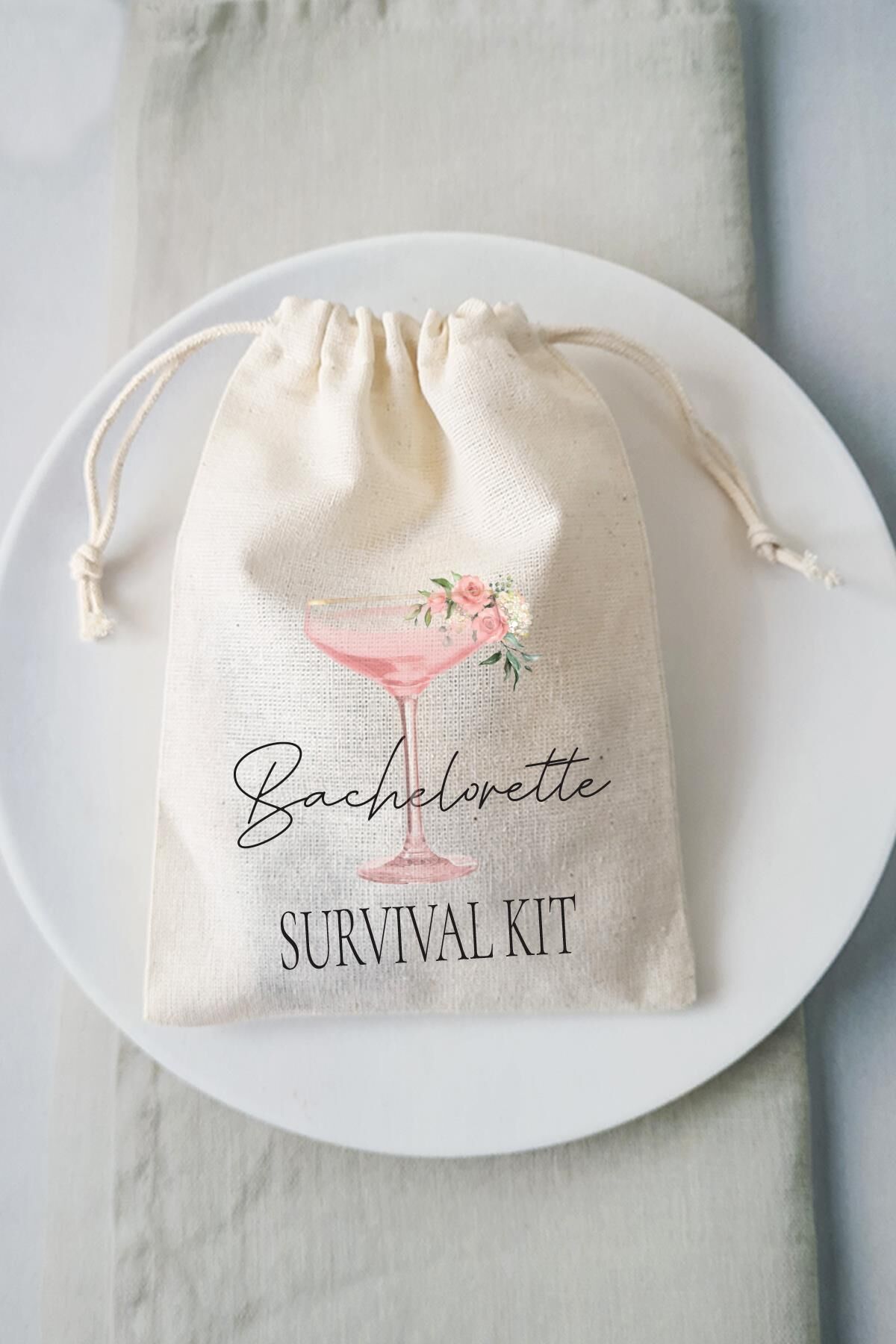 Bachelorette Party Survival Kit Hangover Kit Kesesi - 10 Adet