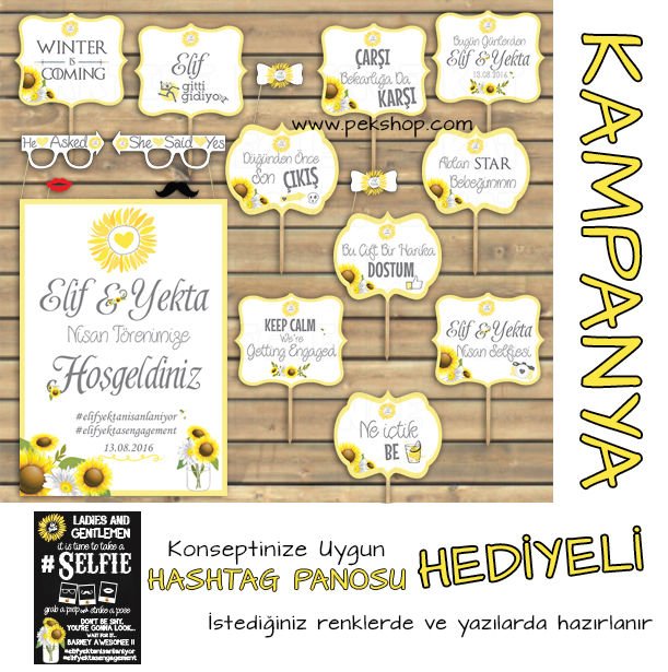 Ayçiçeği Konsept 2li Kampanyalı Paket