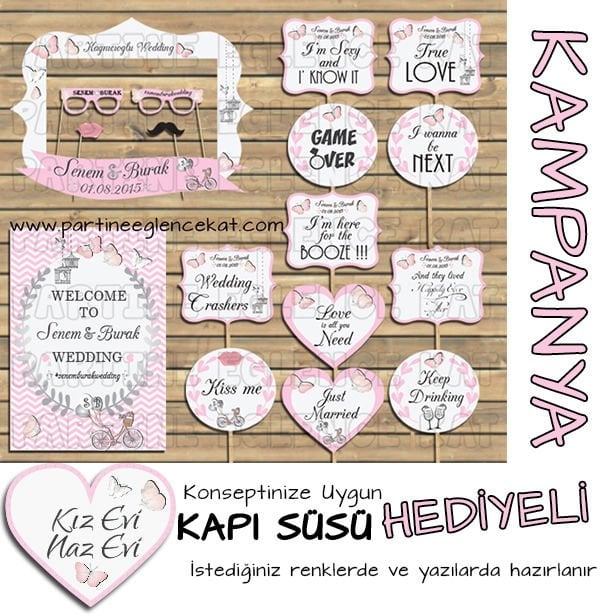 Gümüş-Soft Pembe Konsept 3lü Kampanyalı Paket