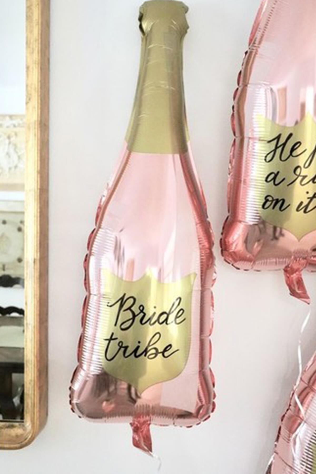 Kadeh Şeklinde Üzerine Yazı Yazılabilir Kalemli Folyo Balon Seti