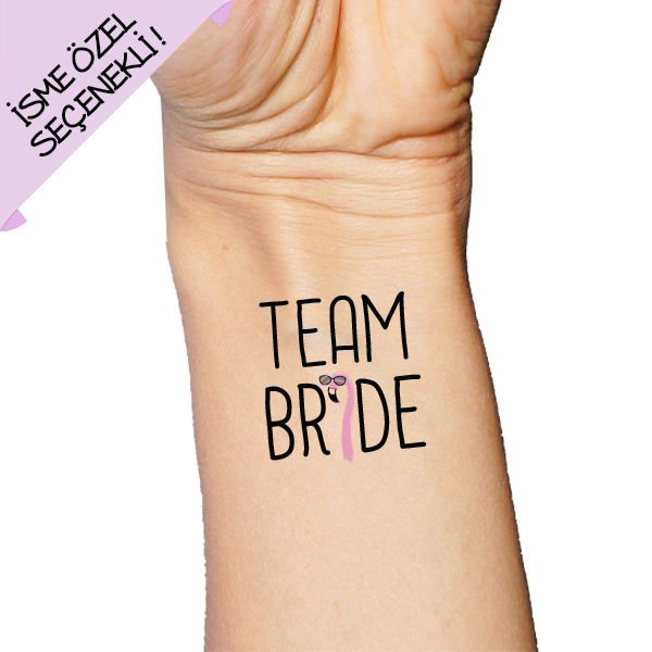 Flamingo Bride Team İsme Özel Dövme