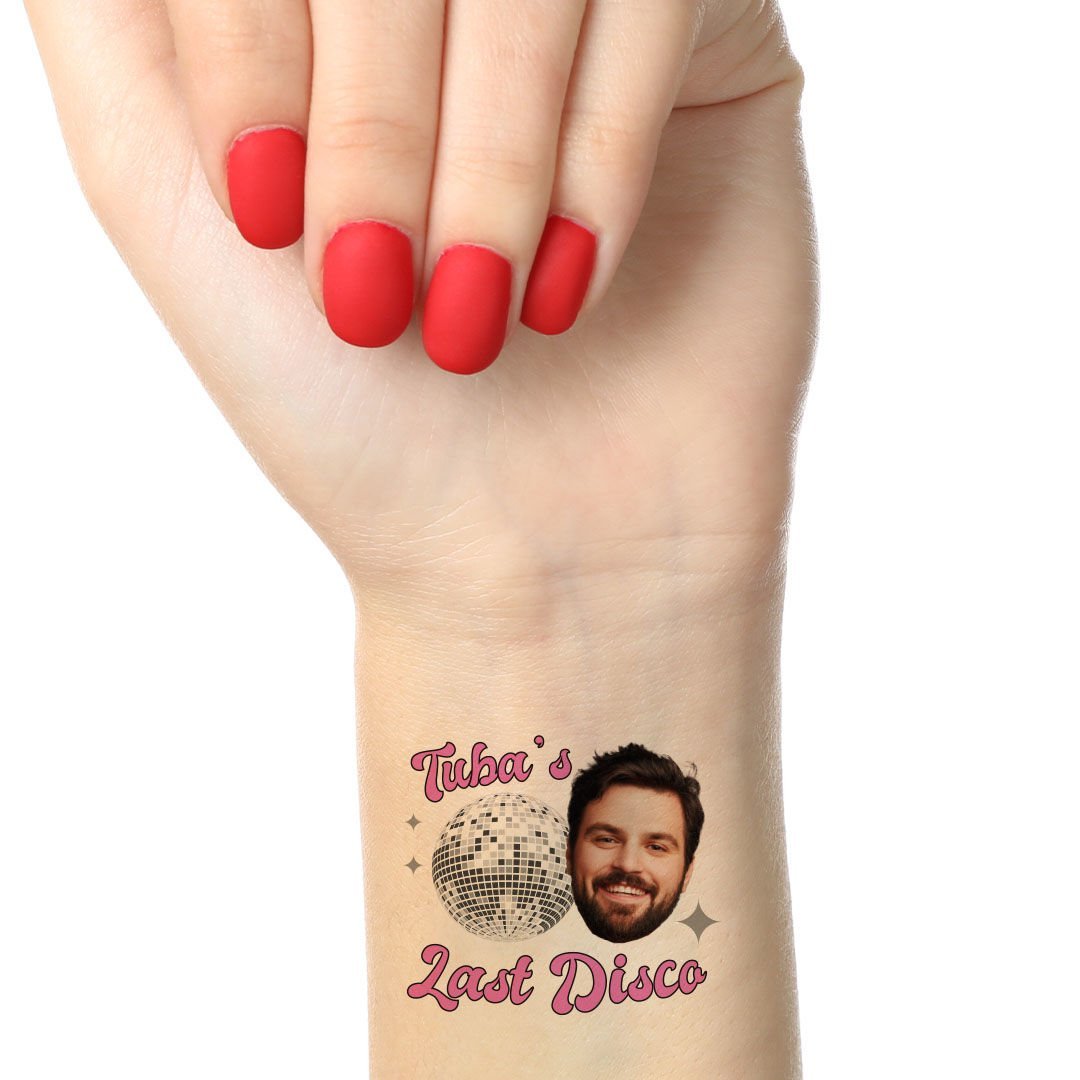 Last Disco Konsept Fotoğraflı Geçici Dövme