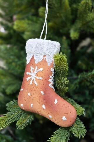 Yılbaşı Ağaç Süsleme Seti Gerçekçi Kurabiye Süsler Seti Kurabiye Adam Baston Şeker Çorap Şeker Paketi 4lü