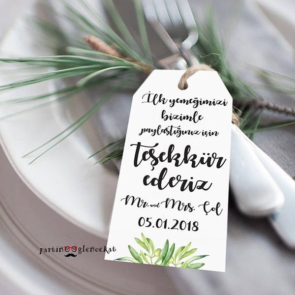 Zeytin Yapraklı Konsept Peçetelik