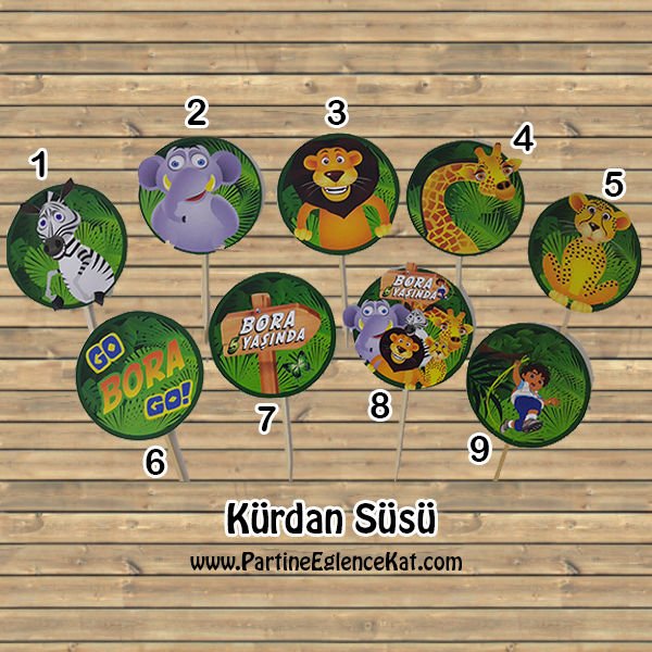 Safari Konsept Kürdan Süsü