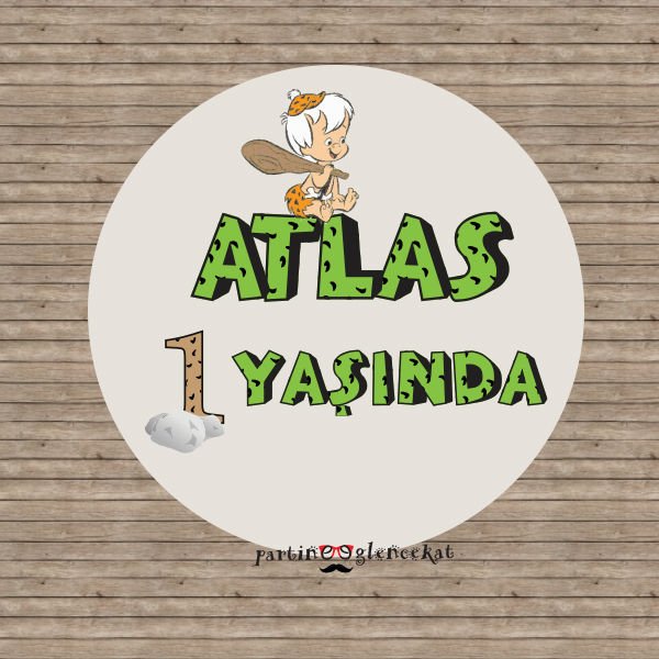 Taşdevri ''BamBam'' Konsept 10 Adet 10cm Etiket