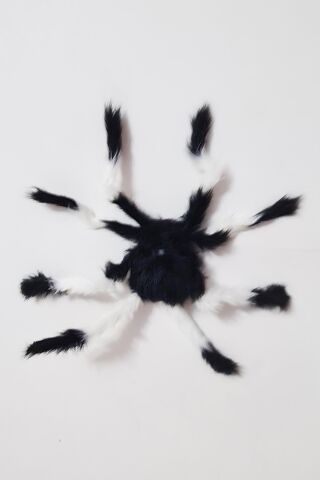 Halloween Örümcek Figür 50cm Tüylü Şekil Verilebilen Örümcek Süs Cadılar Bayramı Örümcek Süs