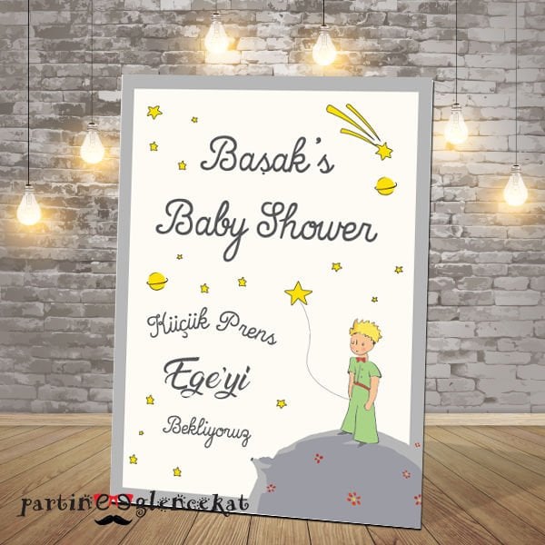 Little Prince Konsept Karşılama Panosu