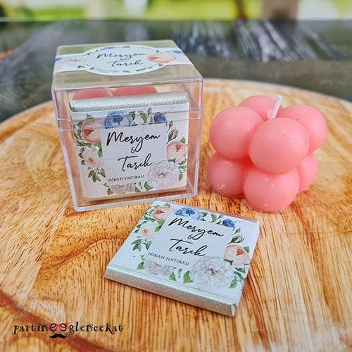 Soft Mavi Somon Mika Kutuda Bubble Mum Seti