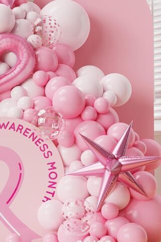 Pembe Kutup Yıldızı Folyo Balon Tek Parça Büyük Kutup Yıldız Balon 27inç 70cm