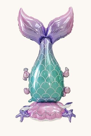 Ayaklı Deniz Kızı Kuyruğu Folyo Balon Büyük Boy 9603