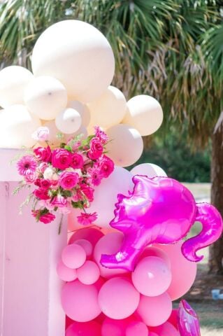 Pembe Kız Kafası Şekilli Folyo Balon 64cm