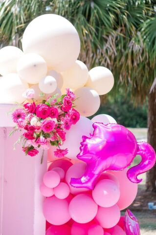 Pembe Kız Kafası Şekilli Folyo Balon 64cm