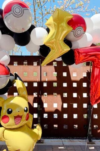 Şimşek Folyo Balon Süper Kahramanlar Tema Balonlar Sarı Şimşek Balon