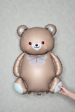 Retro Sevimli Ayı Balon Büyük Teddy Bear Ayı Folyo Balon