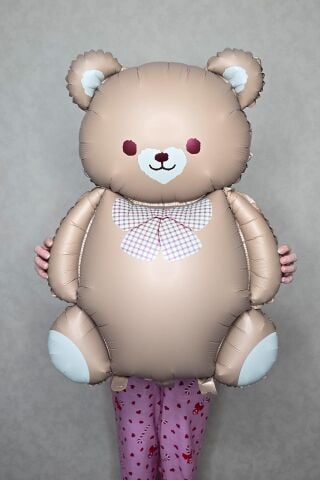 Retro Sevimli Ayı Balon Büyük Teddy Bear Ayı Folyo Balon