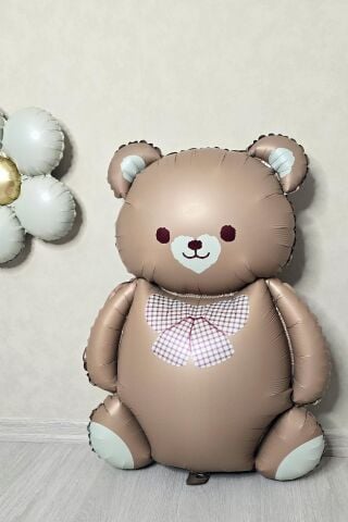 Retro Sevimli Ayı Balon Büyük Teddy Bear Ayı Folyo Balon