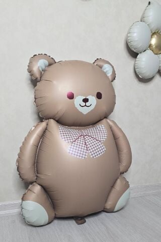 Retro Sevimli Ayı Balon Büyük Teddy Bear Ayı Folyo Balon