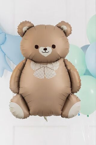 Retro Sevimli Ayı Balon Büyük Teddy Bear Ayı Folyo Balon