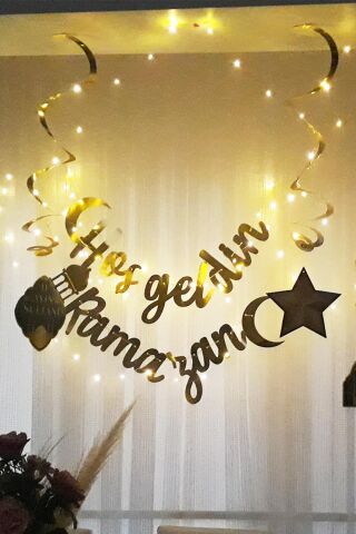 Ledli Hoşgeldin Ramazan Yazısı Işıklı Ramazan Süsleri