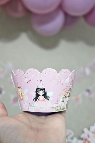 Peri Kızı Konsepti Cupcake Sargısı 10'lu