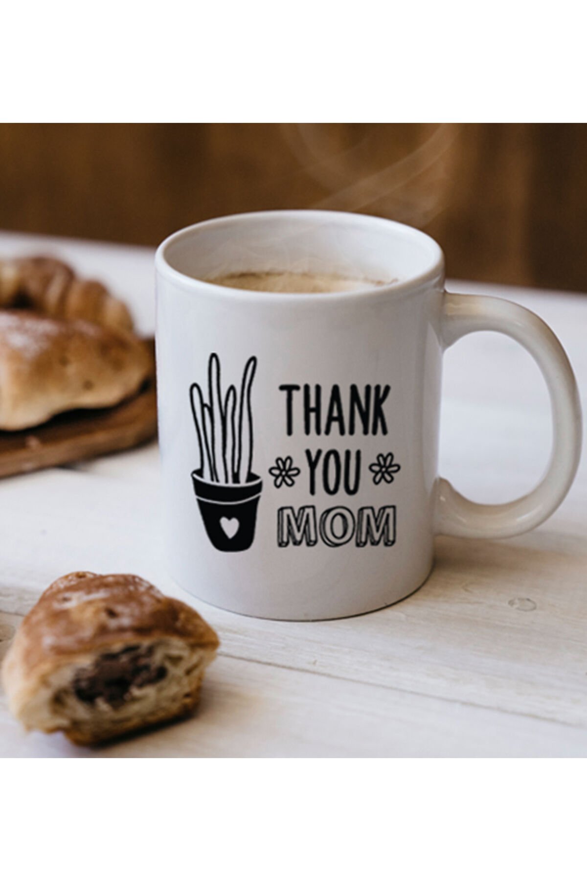 Thank You Mom Anneye Özel Kupa Bardak
