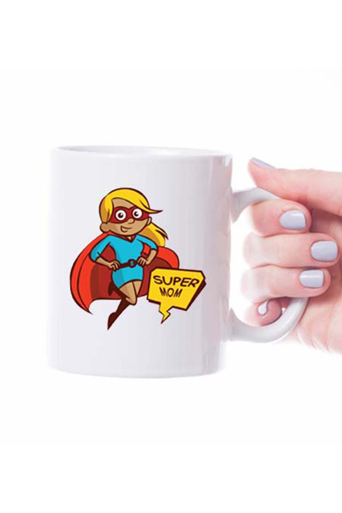 Super Mom Anneye Özel Kupa Bardak