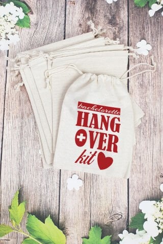 Hangover Kit Kesesi - 10 Adet - Bekarlığa Veda Hangover Kit