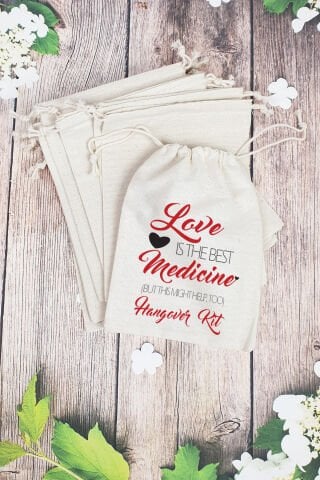 Hangover Kit Kesesi - 10 Adet - Love is the best medicine