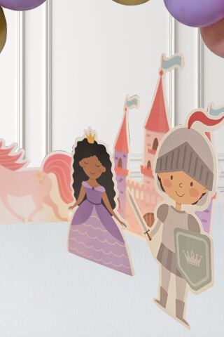 Prenses Tema Ayaklı Pano Seti Doğum Günü Masa Üstü Panolar