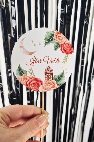 Ramazan Sofrası Kürdan Süsleri İftar Vakti Lüks Büyük Boy 10lu Paket