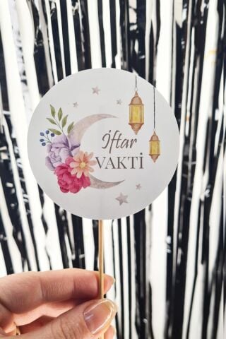 Ramazan Sofrası Kürdan Süsleri İftar Vakti Lüks Büyük Boy 10lu Paket