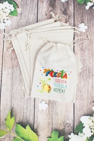 ''Fiesta Siesta Tequila Repeat'' - Hangover Kit Bez Kesesi - 10 Adet