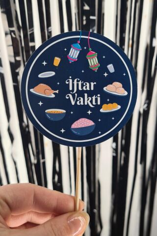 Ramazan Sofrası Kürdan Süsleri İftar Vakti Lüks Büyük Boy 10lu Paket