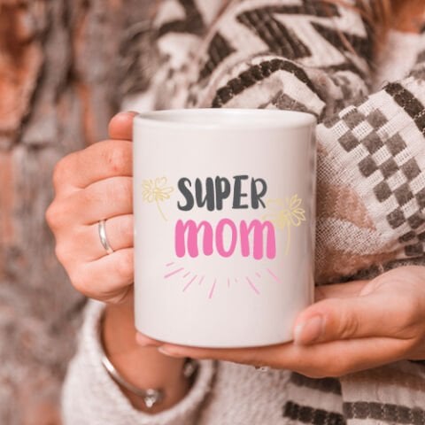 Super Mom Anneye Özel Kupa Bardak