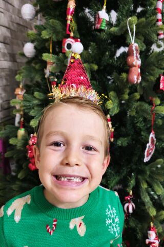 Yılbaşı Tacı Parlak Kukuleta Şapka Gold Kırmızı Pullu