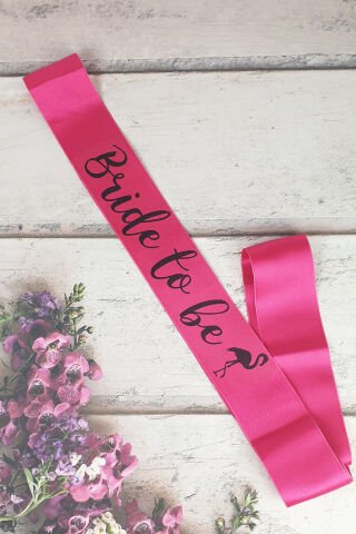 Bride to be Kuşak, Flamingo Konsept Bekarlığa Veda Kuşağı