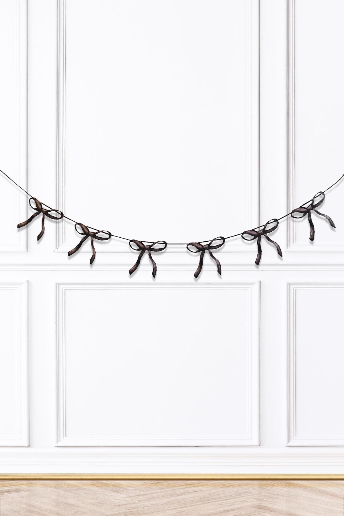 Siyah Fiyonk Banner Fiyonklar Doğum Günü Süsü