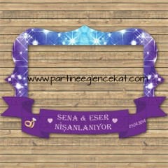Parıltılı Hatıra Fotoğraf Çerçevesi - 1210