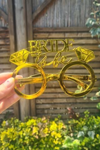 Bride To Be Gözlük GOLD Tektaşlı Model Bride Gözlük