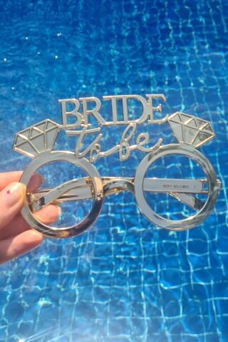 Bride To Be Gözlük ROSE GOLD Tektaşlı Model Bride Gözlük