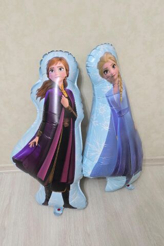 Frozen Elsa Karlar Ülkesi Tema Folyo Balon Seti 5li Set Frozen Elsa Temalı Balonlar