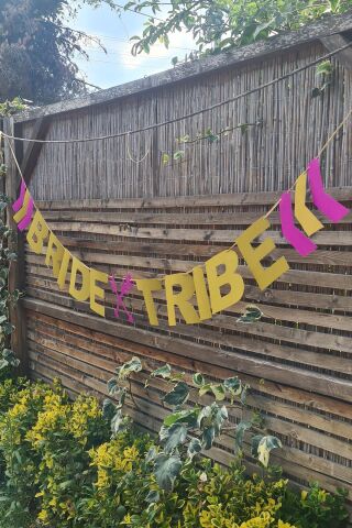 Bride Tribe Banner Bride Party Yazı Duvar Süsü