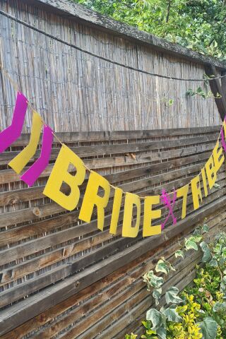 Bride Tribe Banner Bride Party Yazı Duvar Süsü