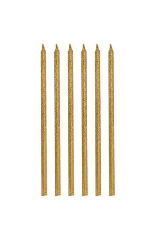 Pasta Mumu Simli Gold Mum 6lı Paket