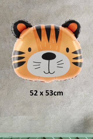 Kaplan Kafası Folyo Balon Kaplan Balon 50cm