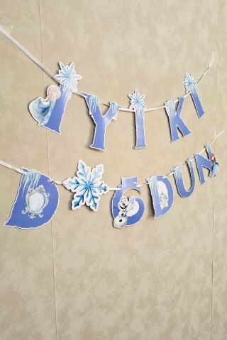 Frozen Elsa Tema Doğum Günü Balon Süsleme Seti Karlar Ülkesi Tema Doğum Günü Süsleri Büyük Set Paketi
